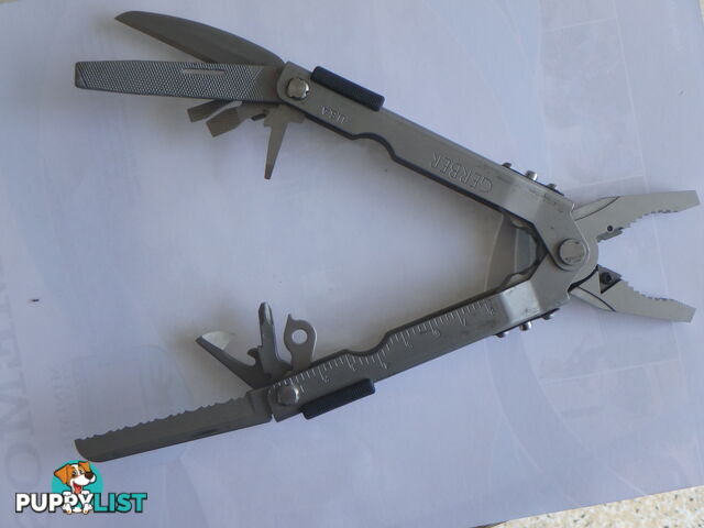 Gerber Multi-Plier 600, Carbide Cutters, Bluntnose - Silver 14 tools