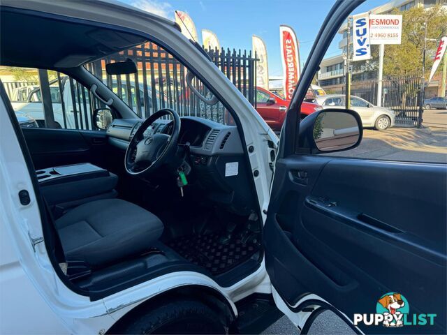 2011 TOYOTA HIACE LWB TRH201RMY11UPGRADE 4D VAN