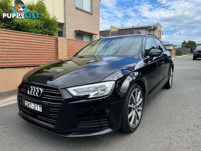 2018 AUDI A3 1,4TFSISPORTBACKCODBLKED 8VMY18 5D HATCHBACK