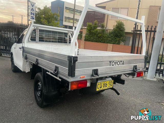 2018 TOYOTA HILUX WORKMATE TGN121RMY17 C/CHAS