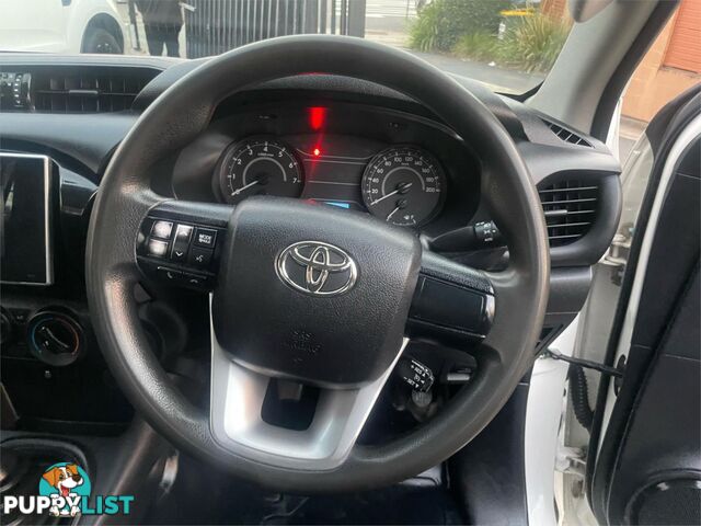 2018 TOYOTA HILUX WORKMATE TGN121RMY17 C/CHAS