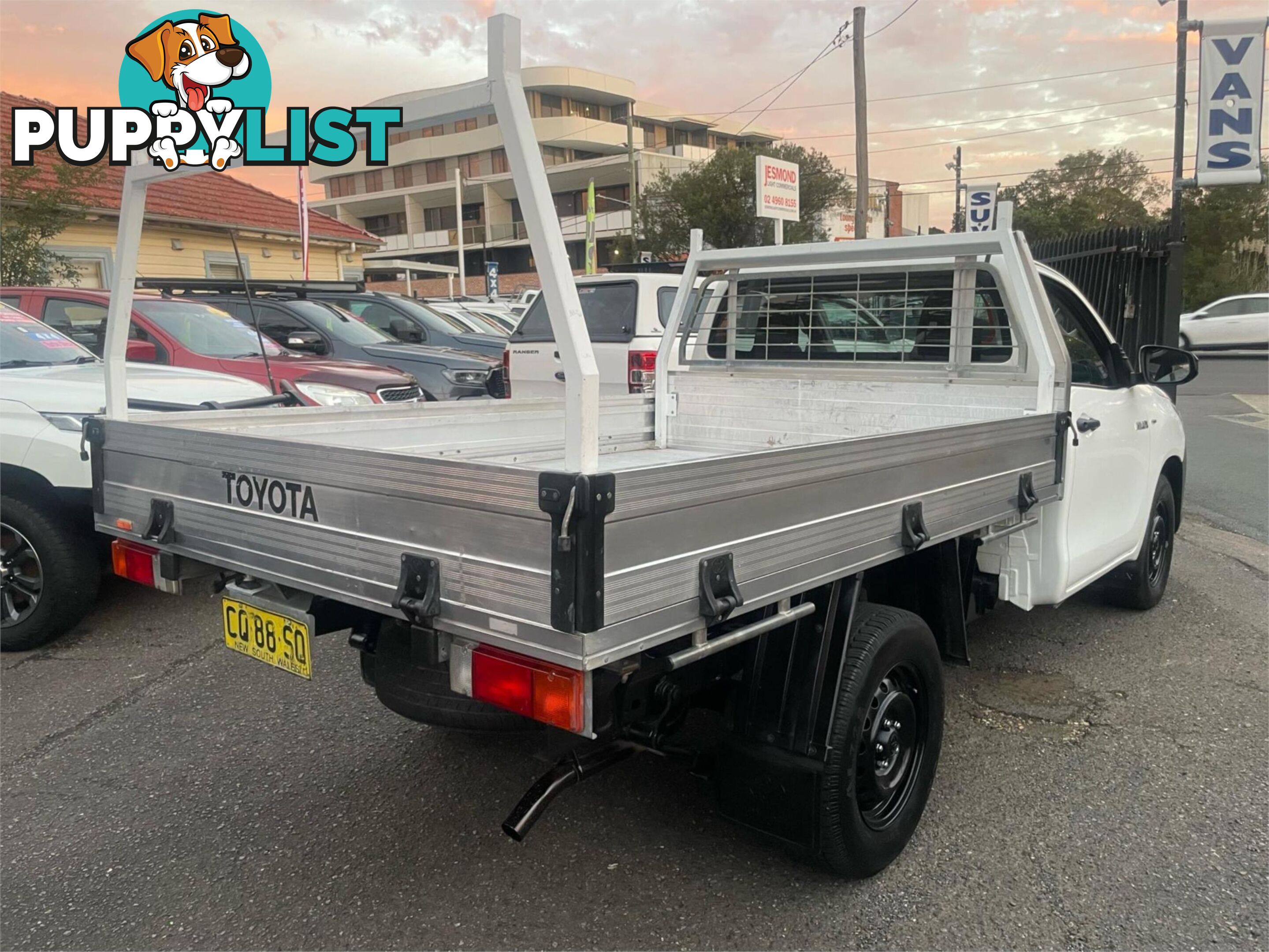 2018 TOYOTA HILUX WORKMATE TGN121RMY17 C/CHAS