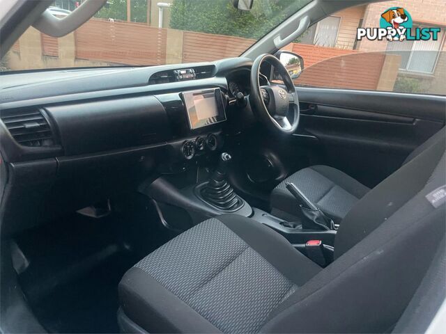 2018 TOYOTA HILUX WORKMATE TGN121RMY17 C/CHAS
