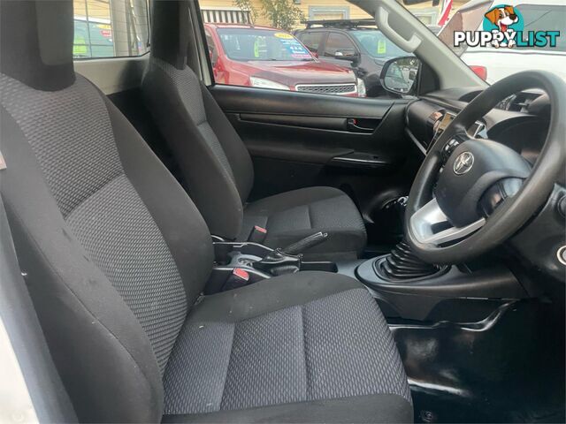 2018 TOYOTA HILUX WORKMATE TGN121RMY17 C/CHAS