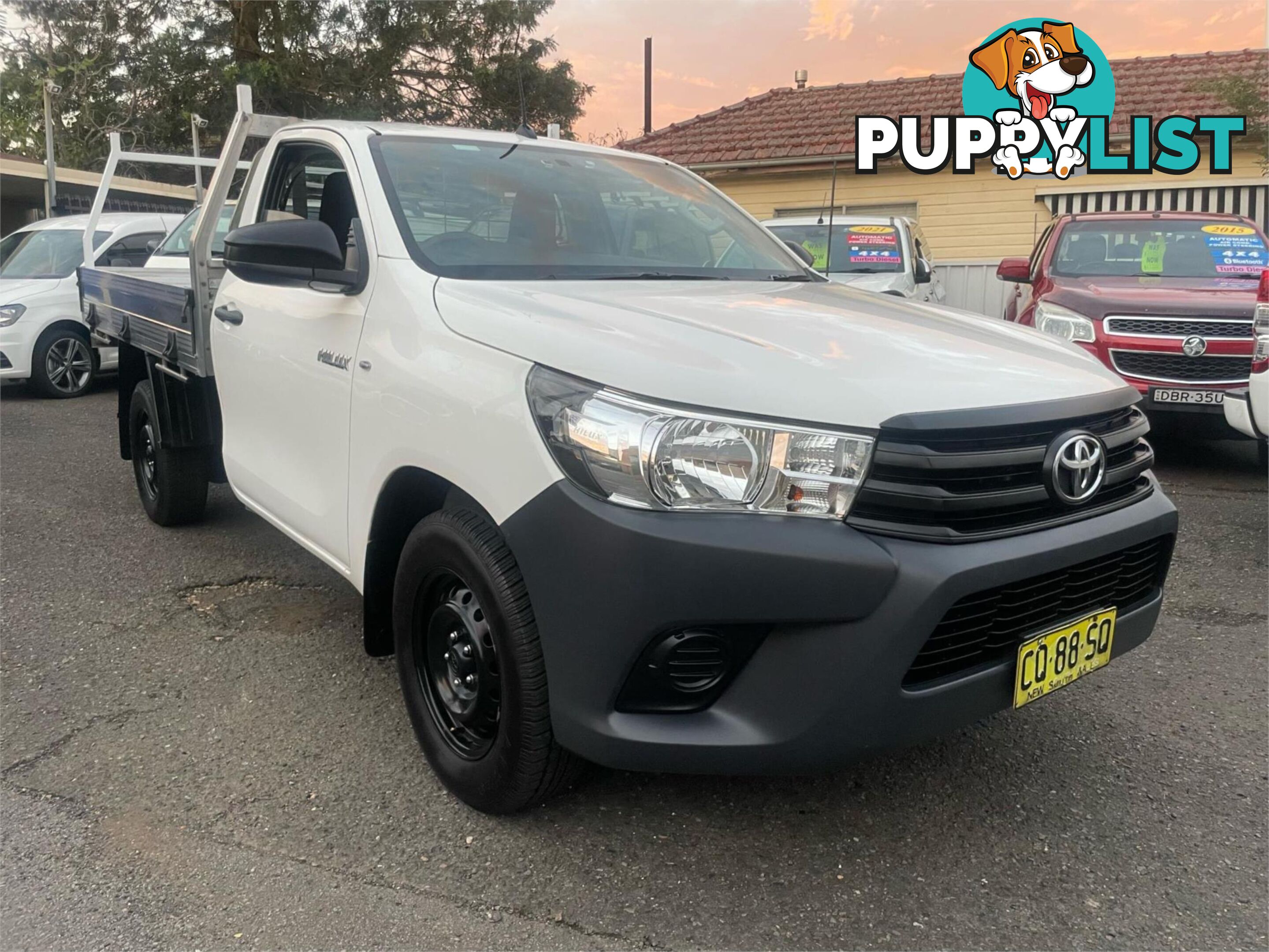 2018 TOYOTA HILUX WORKMATE TGN121RMY17 C/CHAS
