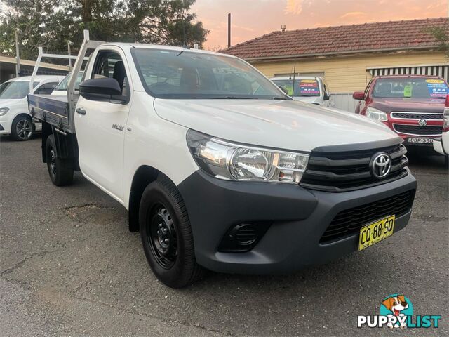 2018 TOYOTA HILUX WORKMATE TGN121RMY17 C/CHAS