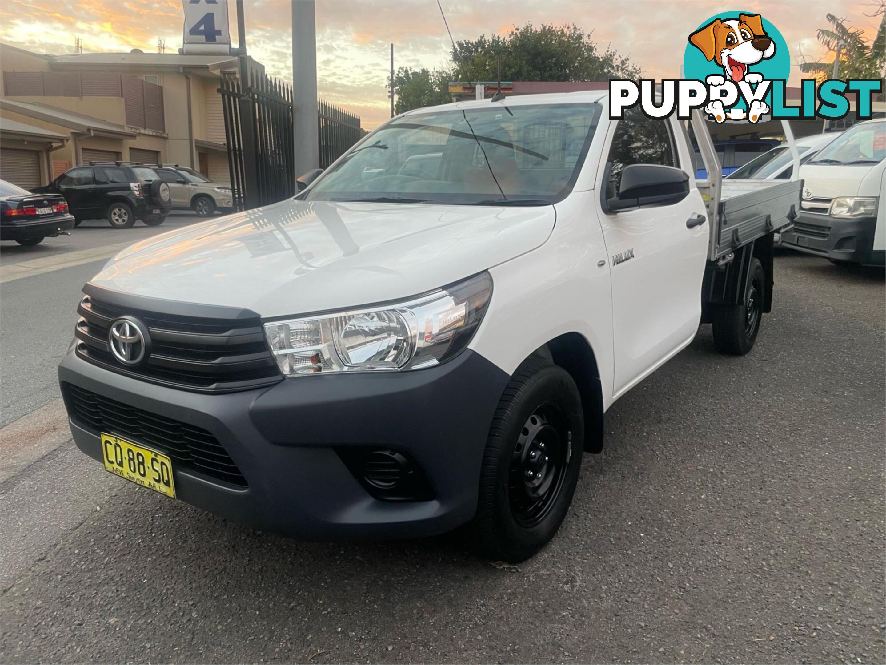 2018 TOYOTA HILUX WORKMATE TGN121RMY17 C/CHAS