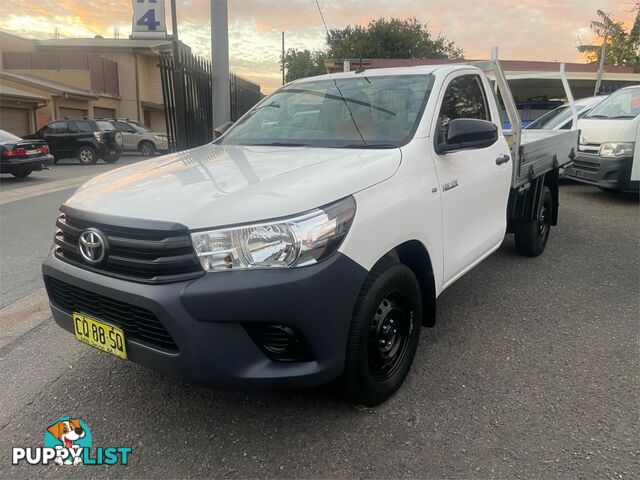 2018 TOYOTA HILUX WORKMATE TGN121RMY17 C/CHAS