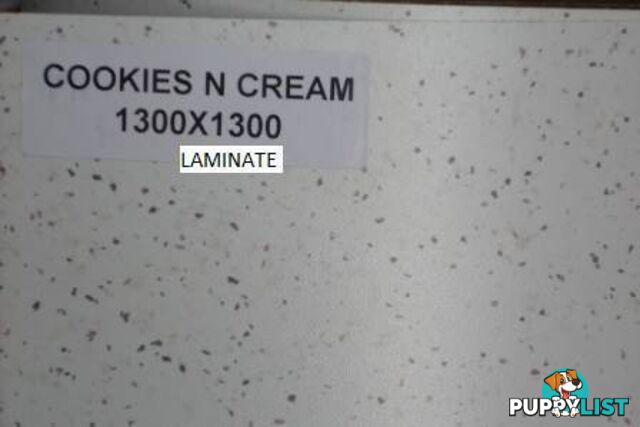 KITCHEN BENCHTOP LAMINATE COOKIES N CREAM 1300 X 1300MM