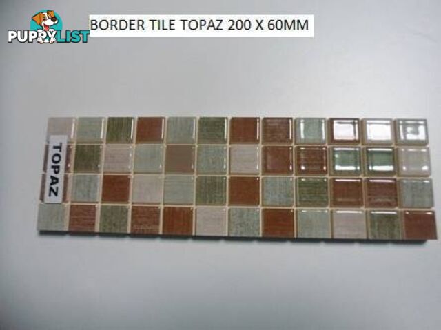 TILE FREEZE TOPAZ 200 X 60 BORDER TILE LESS THAN HALF PRICE