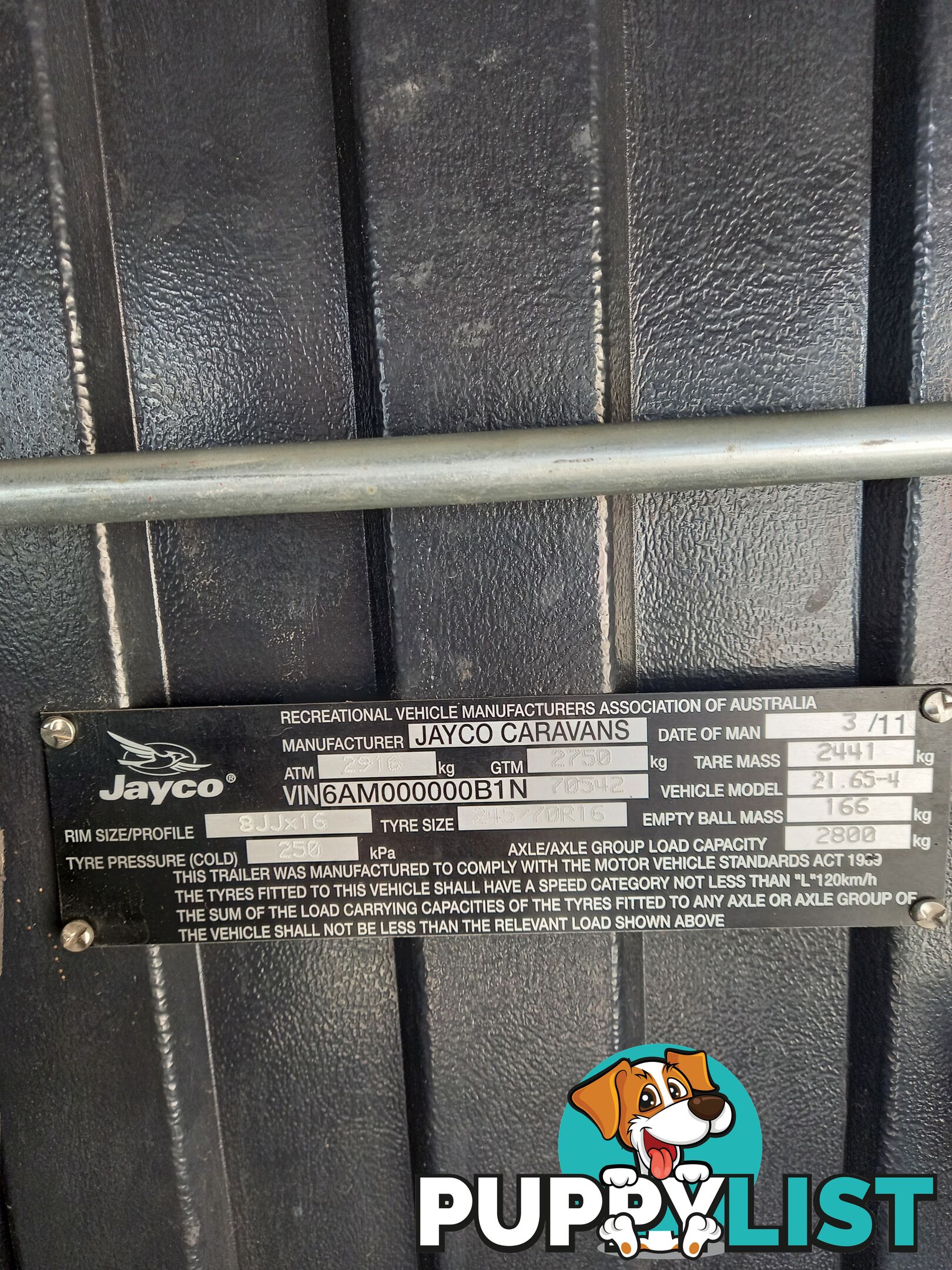 2011 Jayco Sterling Outback