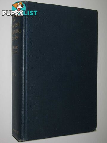 A Survey of English Literature 1780-1830 (Volume 2)  - Elton Oliver - 1912