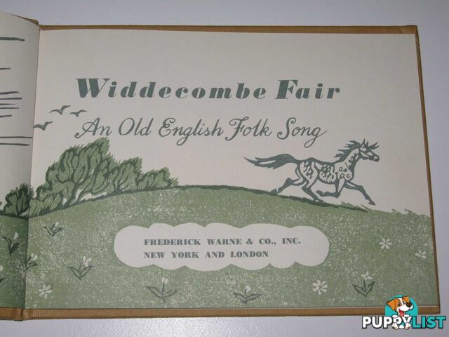 Widdecombe Fair : An Old English Folk Song  - Price Christine - 1968