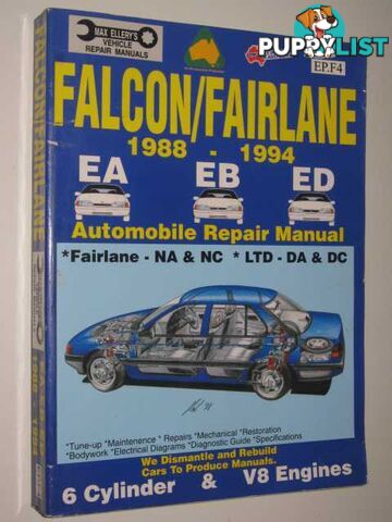 Falcon / Fairlane 1988-1994 Repair Manual  - Author Not Stated Enid - 1998