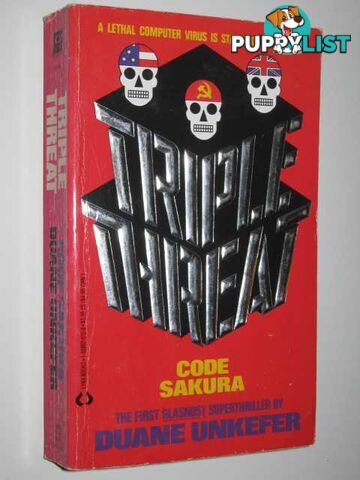 Code Sakura - Triple Threat Series #1  - Unkefer Duane - 1989