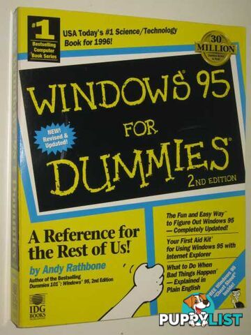 Windows 95 For Dummies  - Rathbone Andy - 1997