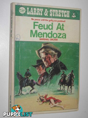 Feud at Mendoza - Larry and Stretch [Cougar Western] Series #23  - Grover Marshall - 1984