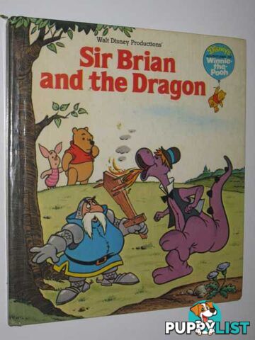 Sir Brian And The Dragon - Winnie The Pooh Series  - Walt Disney - 1980