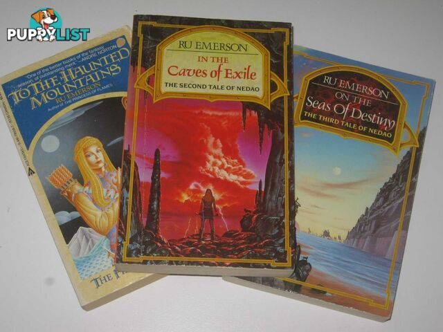 The Tales of Nedao Series : To the Haunted Mountains + In the Caves of Exile + On the Seas of Destiny  - Emerson Ru - 1989