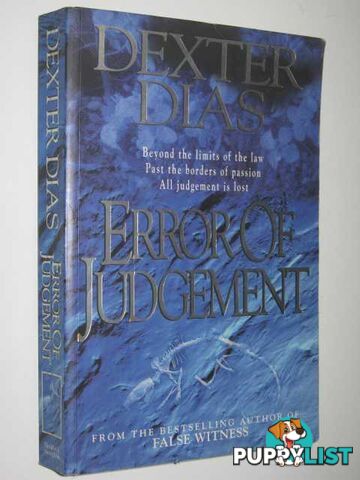 Error of Judgement  - Dias Dexter - 1996