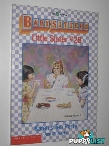 Karen's Tea Party - Little Sister Series #28  - Martin Ann M. - 1991