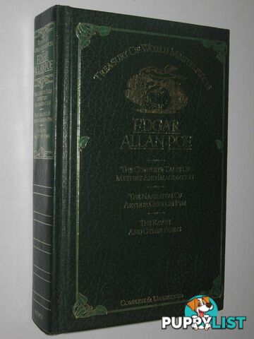 Tales of Mystery and Imagination + The Narrative of Arthur Gordon Pym + The Raven and Other Poems - Treasury of World Masterpieces Series  - Poe Edgar Allan - 1981