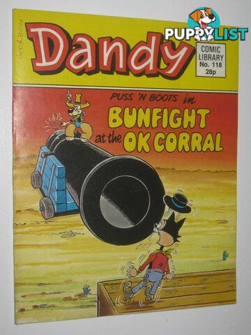 Puss in Boots in "Bunfight at the OK Corral" - Dandy Comic Library #118  - Author Not Stated - 1988