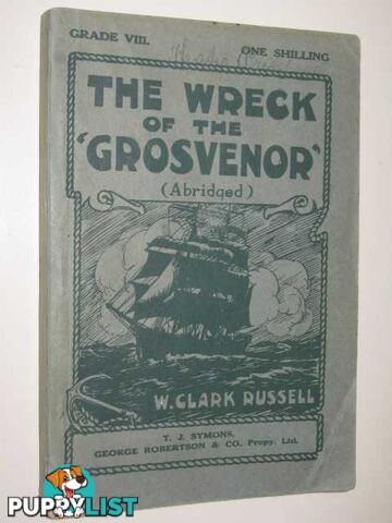 The Wreck of the Grosvenor  - Russell W. Clark - No date