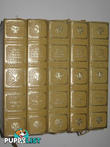 Poets of the English Language Complete 5 Volume Set  - Auden W.H. & Pearson, Norman Holmes - No date