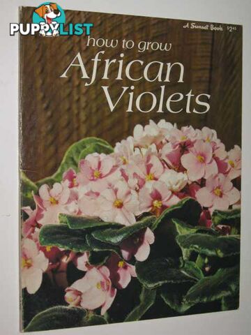 How To Grow African Violets  - Kramer Jack - 1976