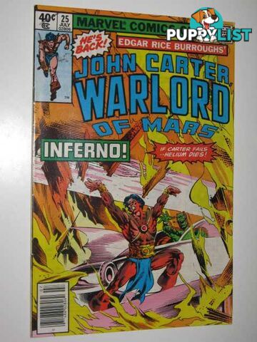 John Carter, Warlord of Mars #25  - Claremont Chris - 1979