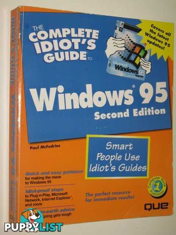 The Complete Idiot's Guide : Windows 95  - McFedries Paul - 1997