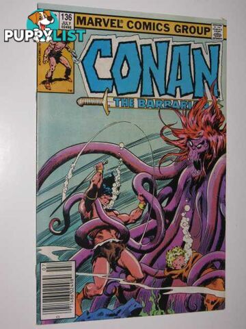 Conan the Barbarian #136  - Various - 1982