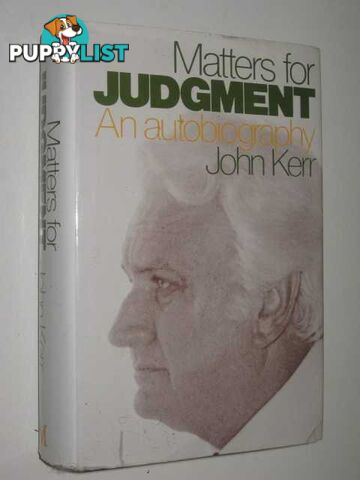 Matters For Judgement  - Kerr John - 1978