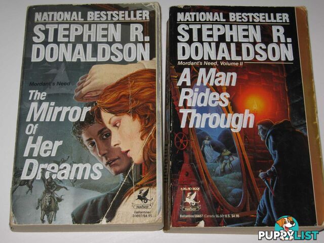 Mordant's Need Series : The Mirror of Her Dreams + A Man Rides Through  - Donaldson Stephen R. - 1988