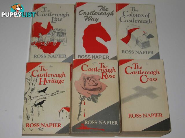 Complete Castlereagh Series : The Castlereagh Line + The Castlereagh Way + The Colours Of Castlereagh + The Castlereagh Heritage + The Castlereagh Rose + The Castlereagh Cross  - Napier Ross - 1987