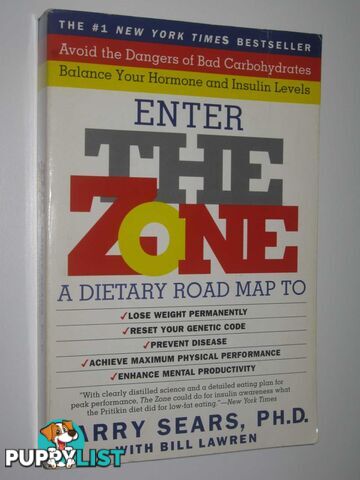 The Zone : A Dietary Road Map  - Sears Barry - 1995