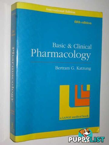 Basic & Clinical Pharmacology  - Katzung Bertram - 1992