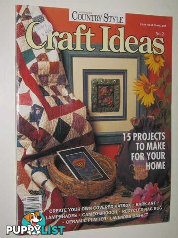 Craft Ideas - Australian Country Style Series #2  - Author Not Stated - No date