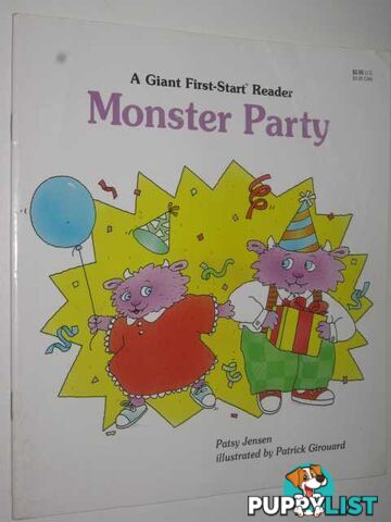 Monster Party : A Giant First-Start Reader  - Jensen Patsy - 1994