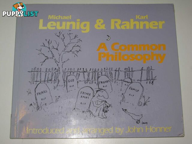 A Common Philosophy  - Leunig Michael & Rahner, Karl - 1993