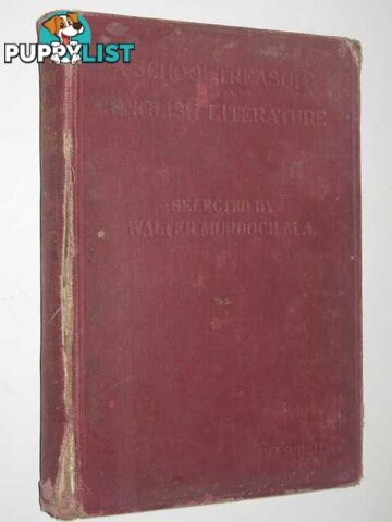 A School Treasure of English Literature : Part Two  - Murdoch Walter - 1912