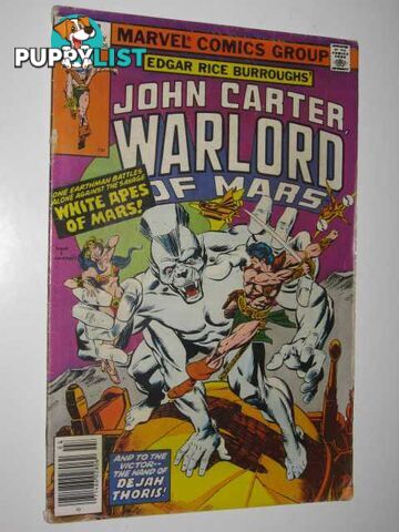 John Carter, Warlord of Mars #2  - Wolfman Merv - 1977