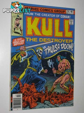 Kull the Destroyer No.29 : vs. Thulsa Doom!  - Author Not Stated - 1978