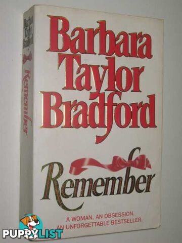 Remember  - Bradford Barbara Taylor - 1992