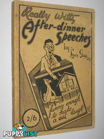 Really Witty After-Dinner Speeches for All Occasions  - Gaye Louis - No date