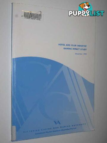 Hotel and Club Industry Gaming Impact Study  - Market Solutions - 1999