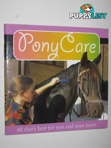 Funky Files Pony Care  - Brookes Kate - 2003