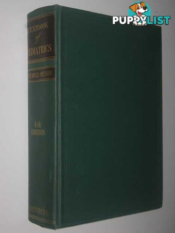 Mitchell-Nelson Textbook of Pediatrics  - Nelson Waldo E. - 1946