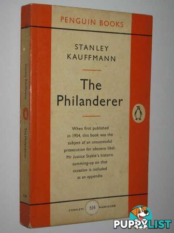 The Philanderer  - Kauffmann Stanley - 1960